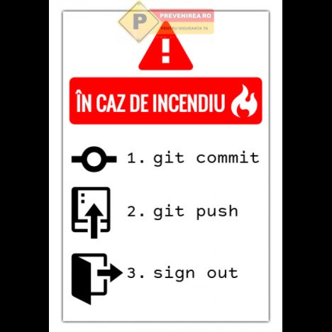 Indicator in caz de incendiu