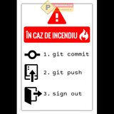 Indicator in caz de incendiu